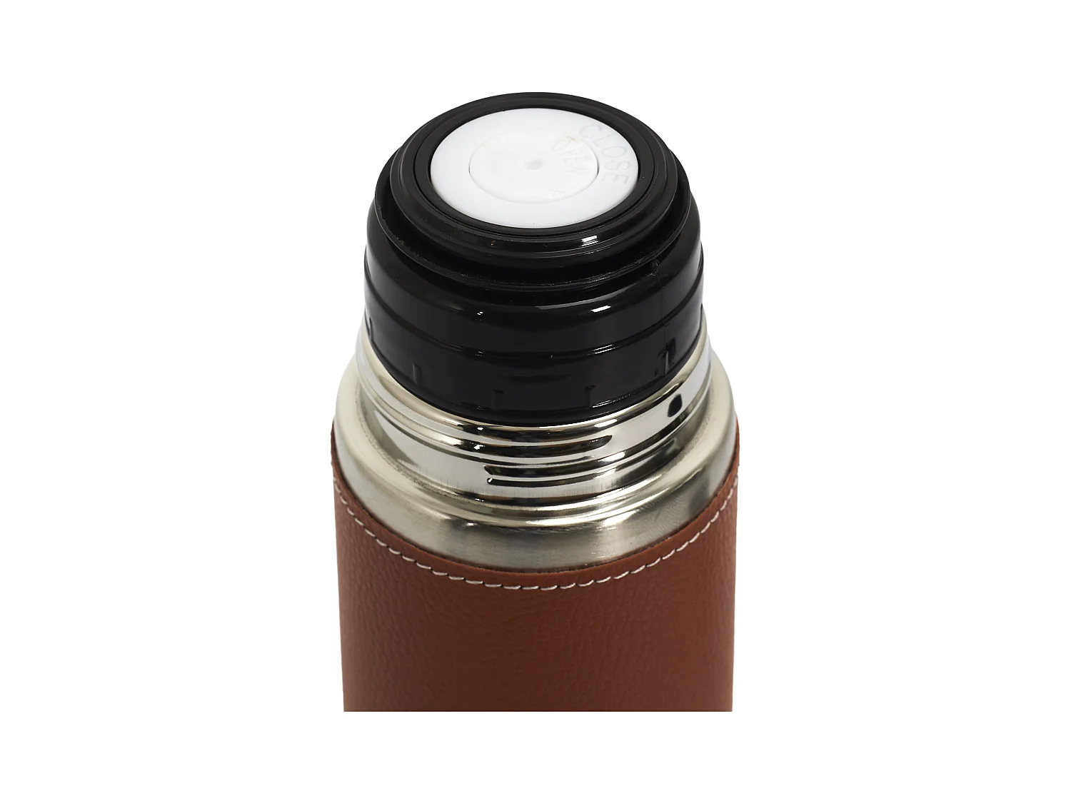 Bouteille De Transport Iso Faux Cuir 500ml Marron