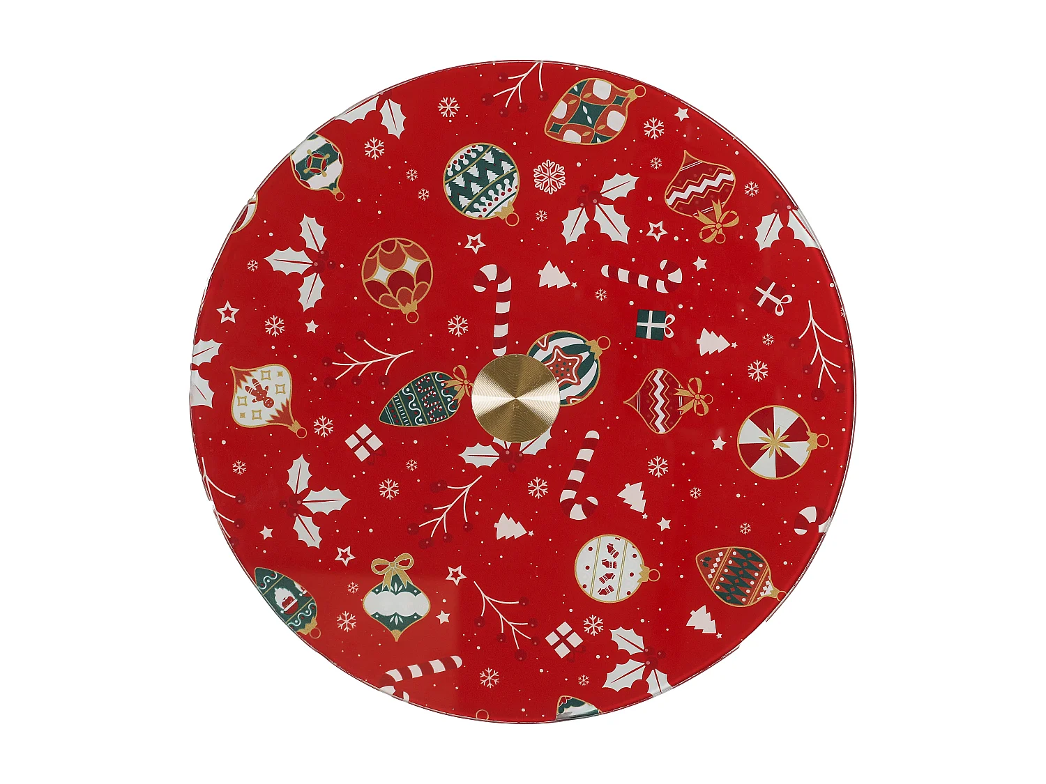 Plateau Tournant Noel Blanc, Rouge