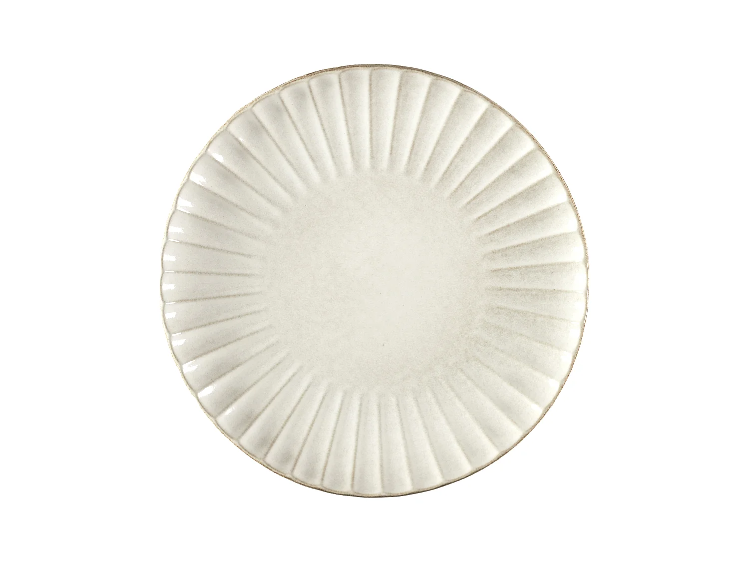 Assiette Vlora D32cm Beige