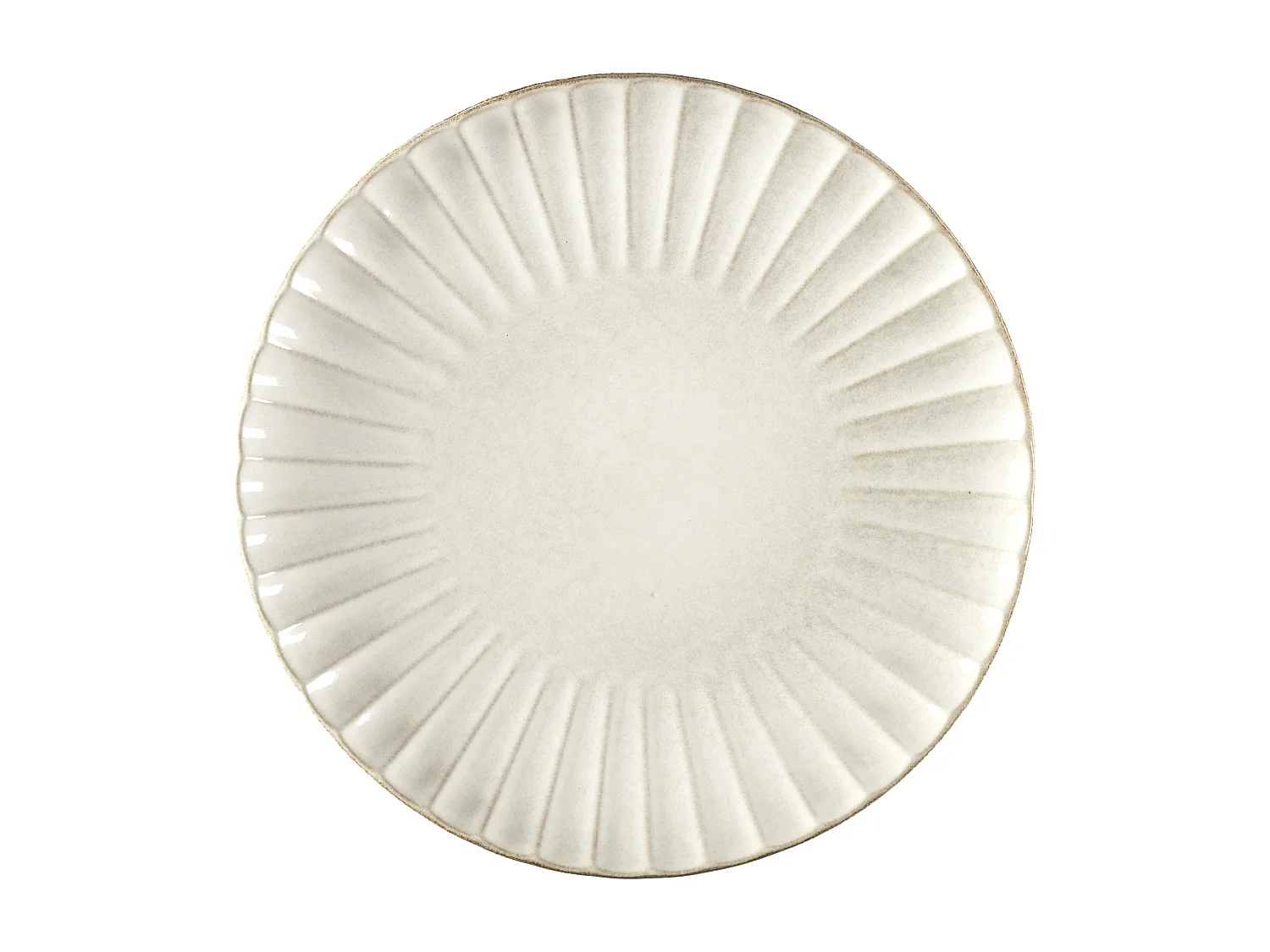 Assiette Vlora D32cm Beige