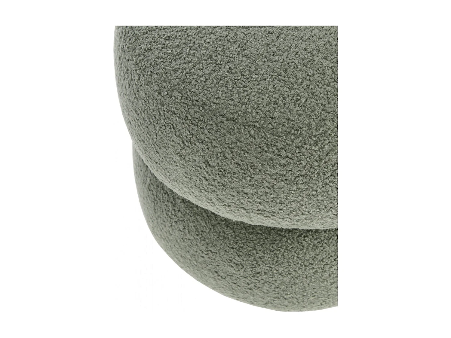 Pouf rond D41 en tissu - LENNY