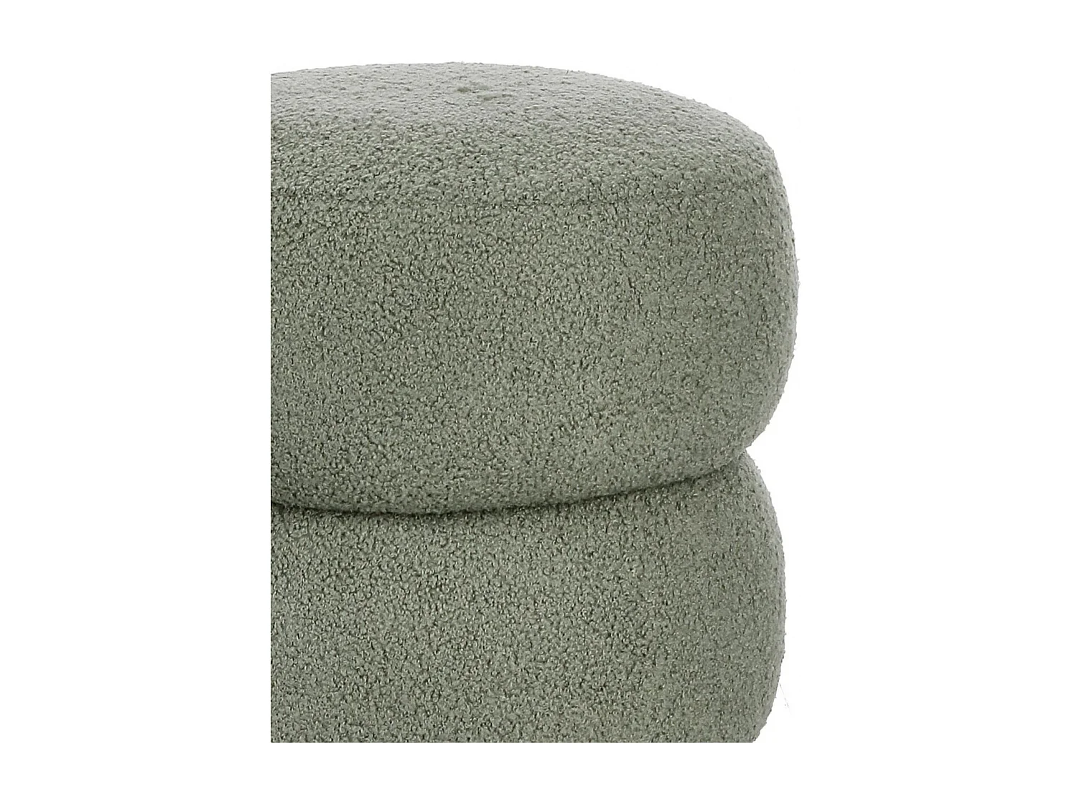 Pouf rond D41 en tissu - LENNY