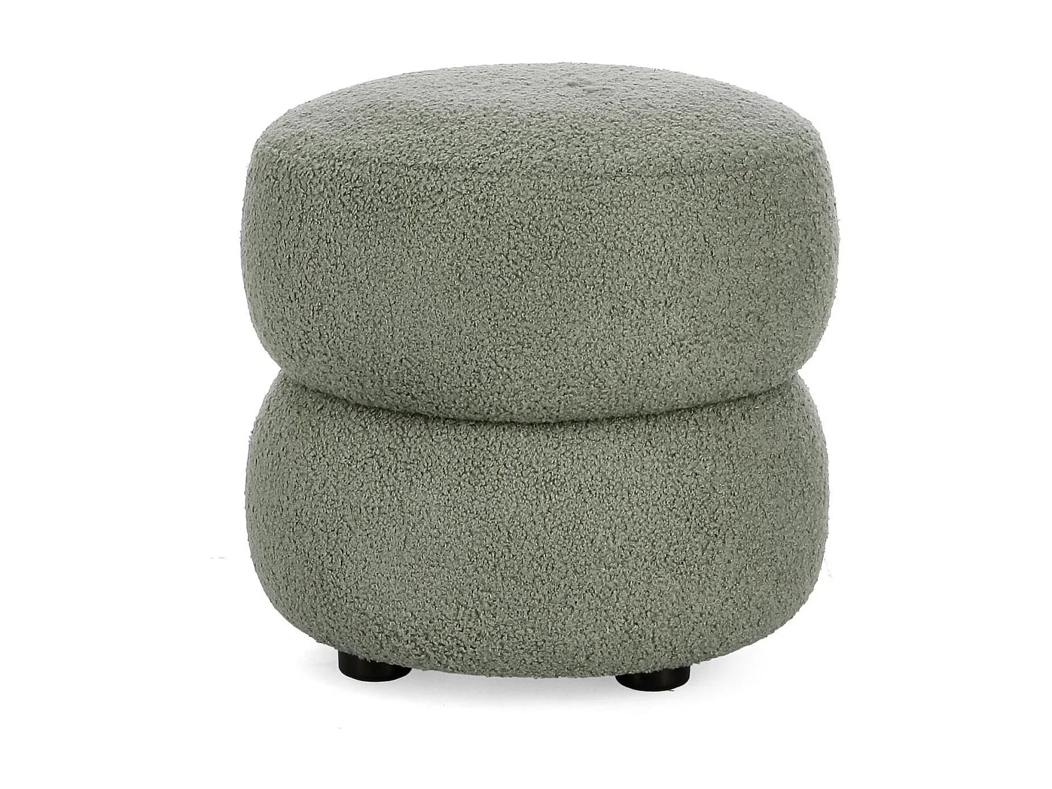 Pouf rond D41 en tissu - LENNY