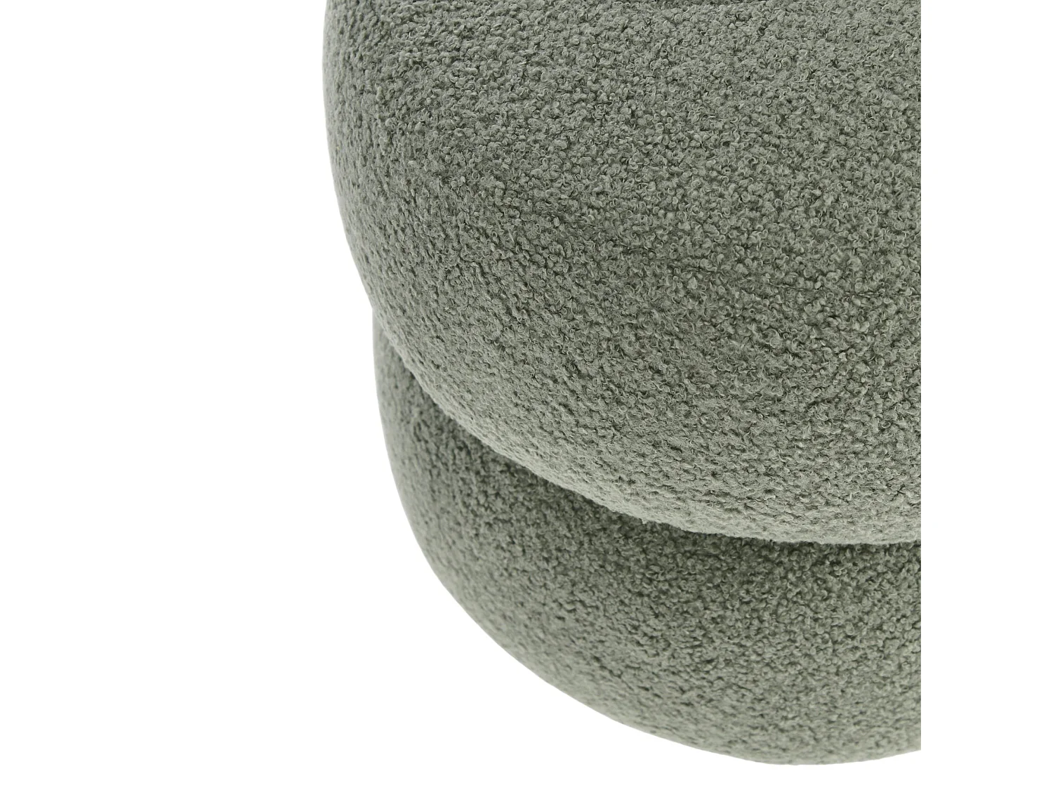 Pouf rond D41 en tissu - LENNY
