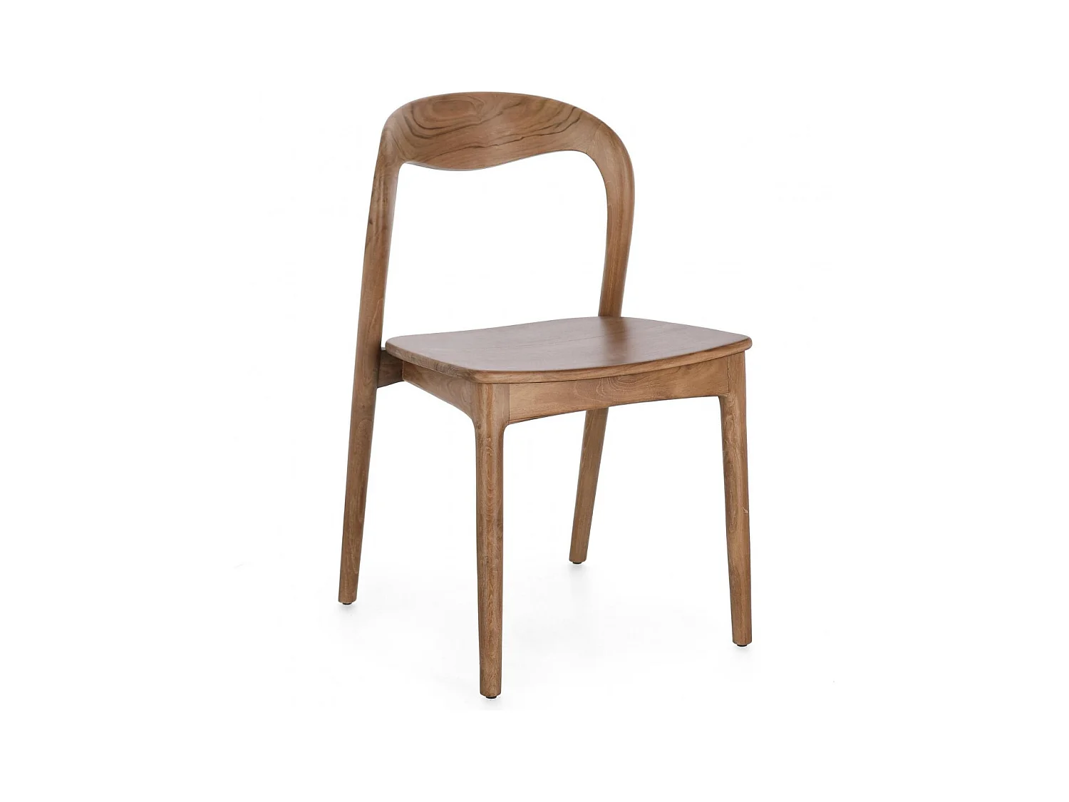 Chaises de salle à manger en bois de teck (lot de 2) - JUNE