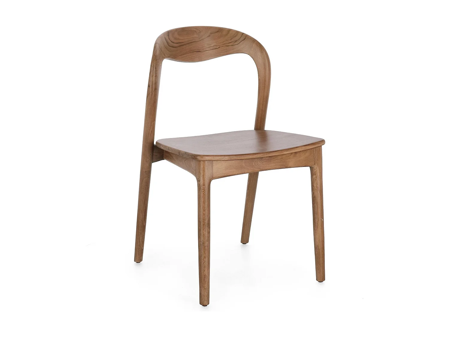 Chaises de salle à manger en bois de teck (lot de 2) - JUNE