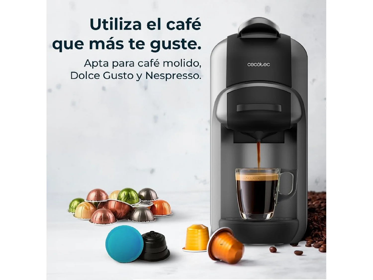 Cecotec Cafetera de cápsulas FreeStyle Compact