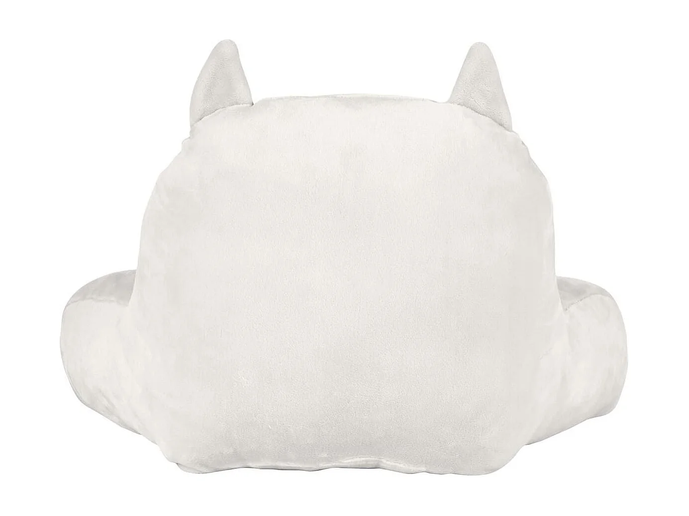 Coussin de lecture kawaii blanc en polyester avec accoudoir