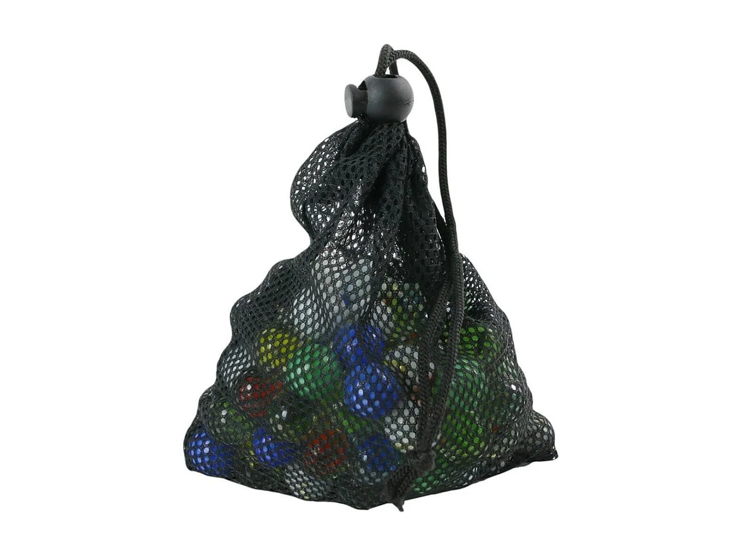 Sac de 100 billes multicolores en verre