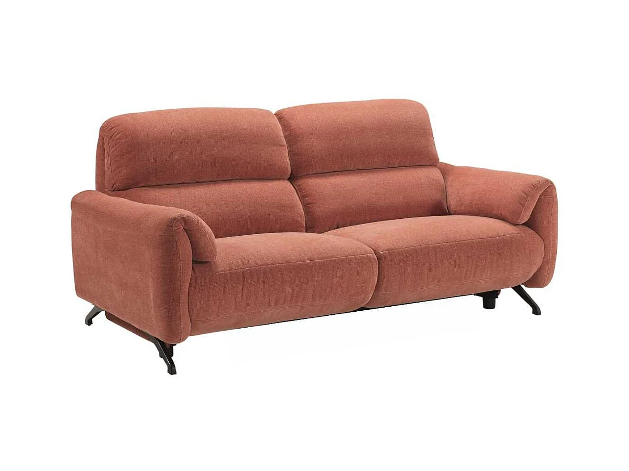 Fauteuil lounge pivotant avec assise coussin capitonné blanc - RIVIA