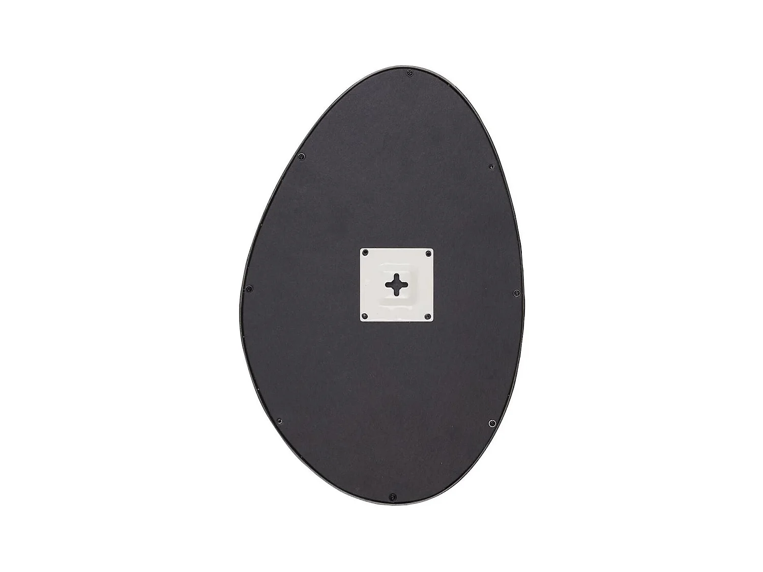 5 miroirs muraux décoratifs aux formes organiques avec contour doré