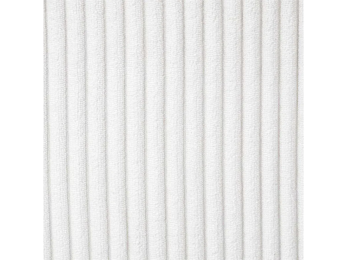 Pouf Coffre Pliable Côtelé Beige 38x38 cm - AMORY