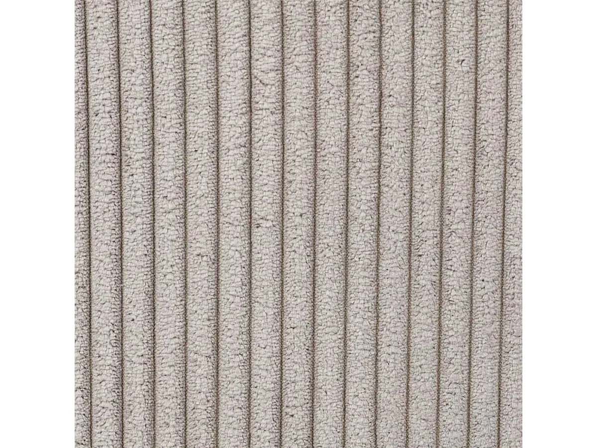 Banc Coffre Pliable Côtelé Taupe 76x38 cm - AMORY