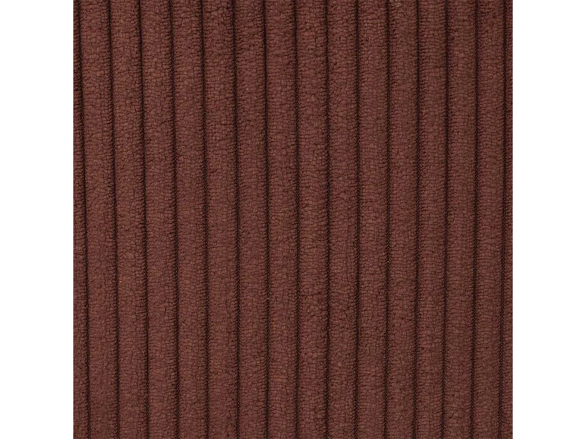 Pouf Coffre Pliable Côtelé Terracotta 38x38 cm - AMORY