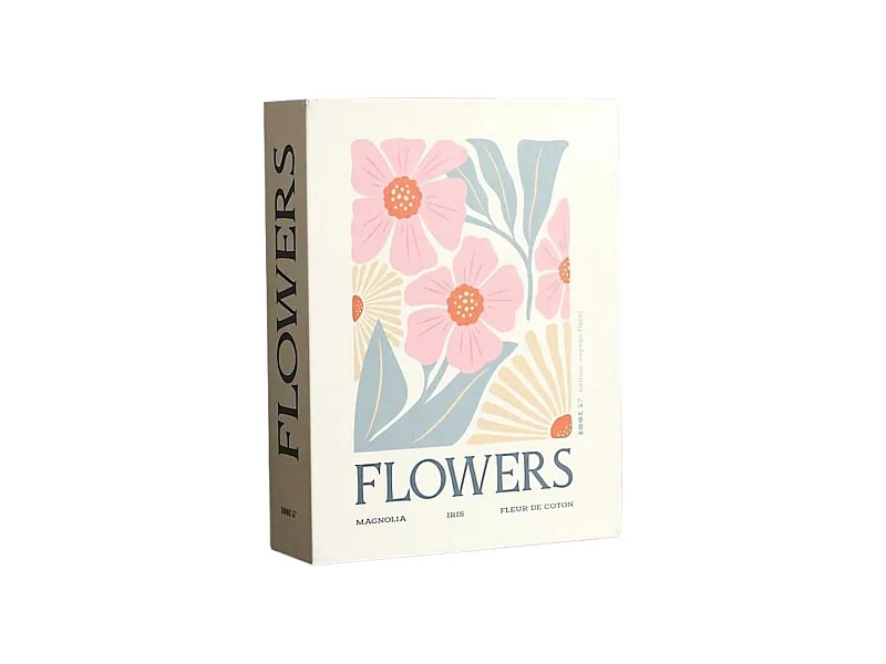 Coffret parfum d'intérieur avec bougie magnolia, diffuseur fleur de coton et spray iris