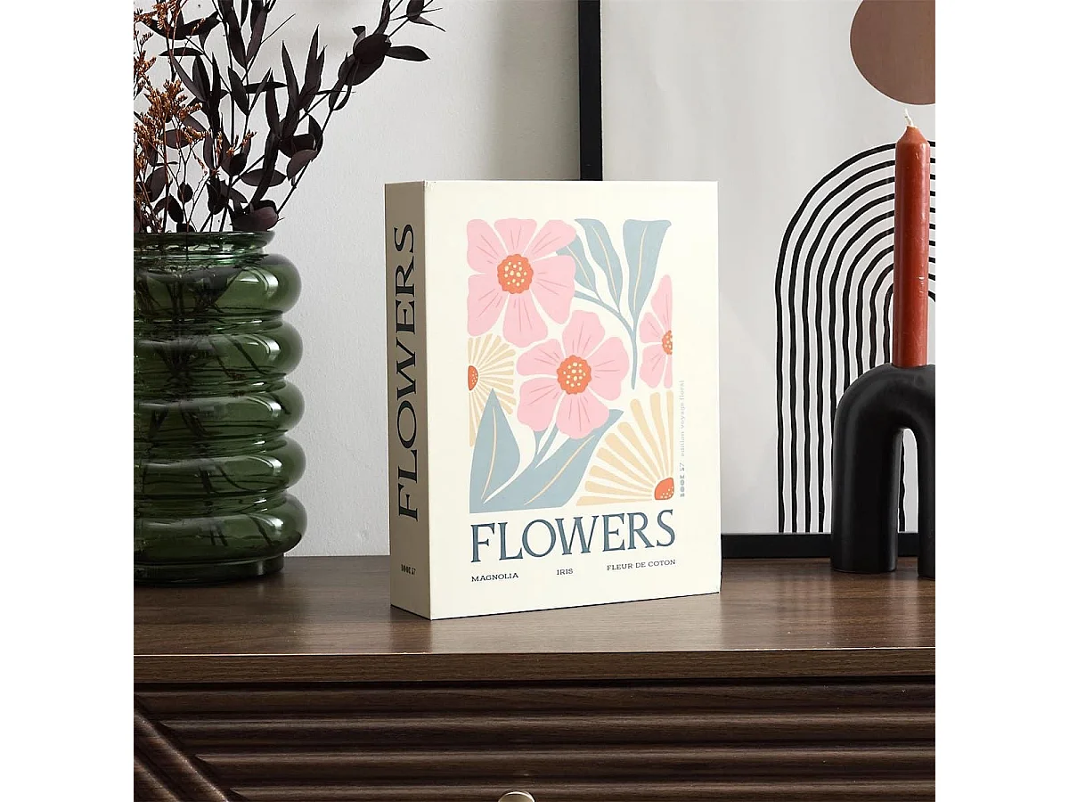 Coffret parfum d'intérieur avec bougie magnolia, diffuseur fleur de coton et spray iris