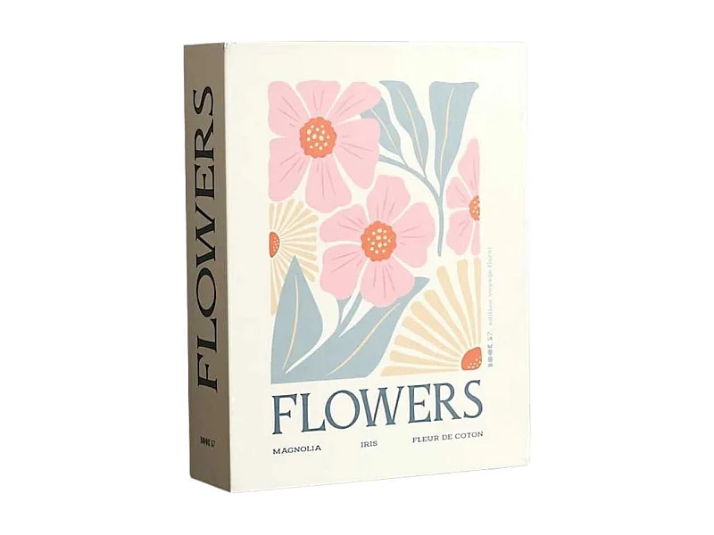 Coffret parfum d'intérieur avec bougie magnolia, diffuseur fleur de coton et spray iris