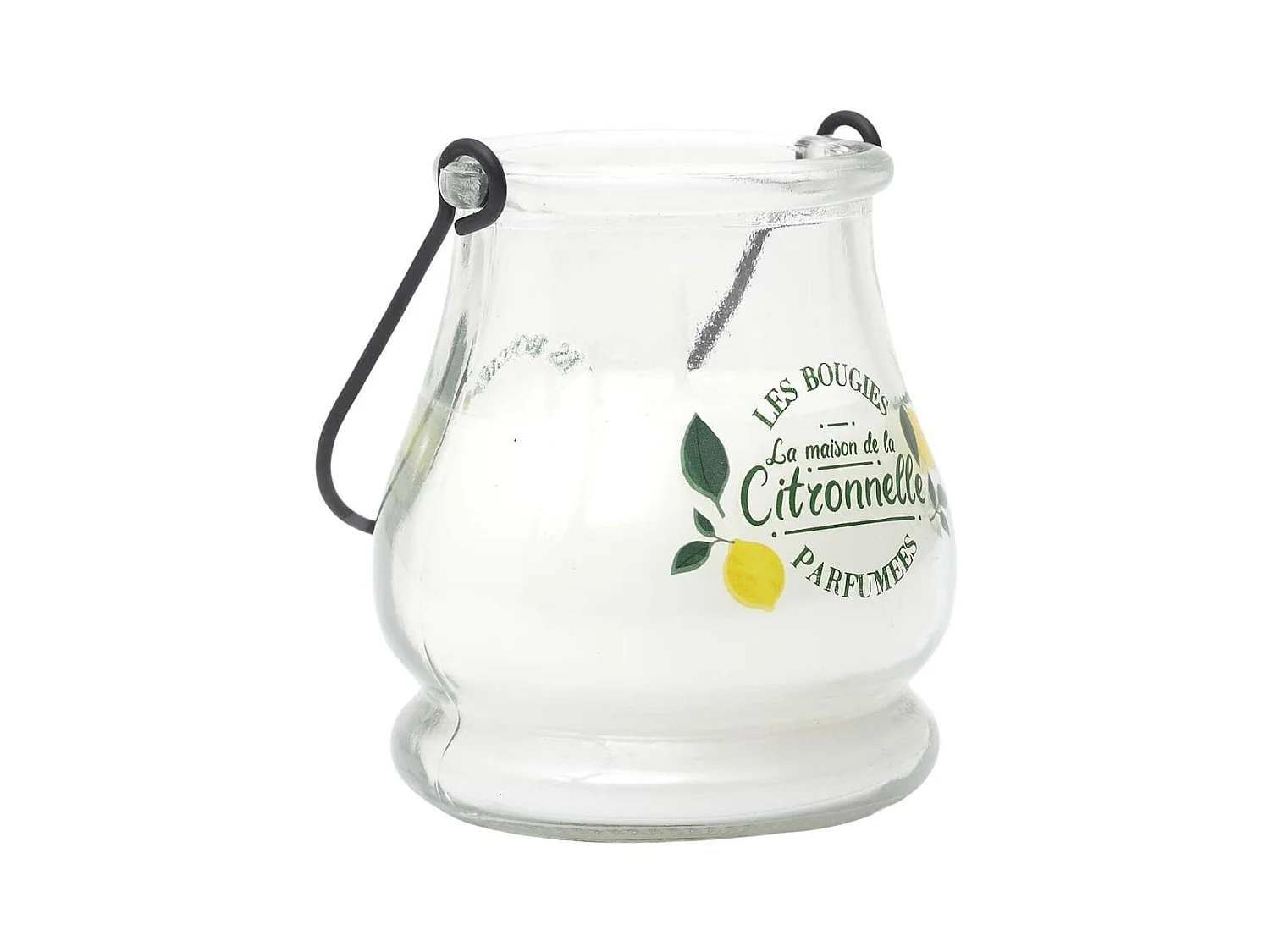 Bougie électrique citronnelle à piles avec 6 couleurs changeantes