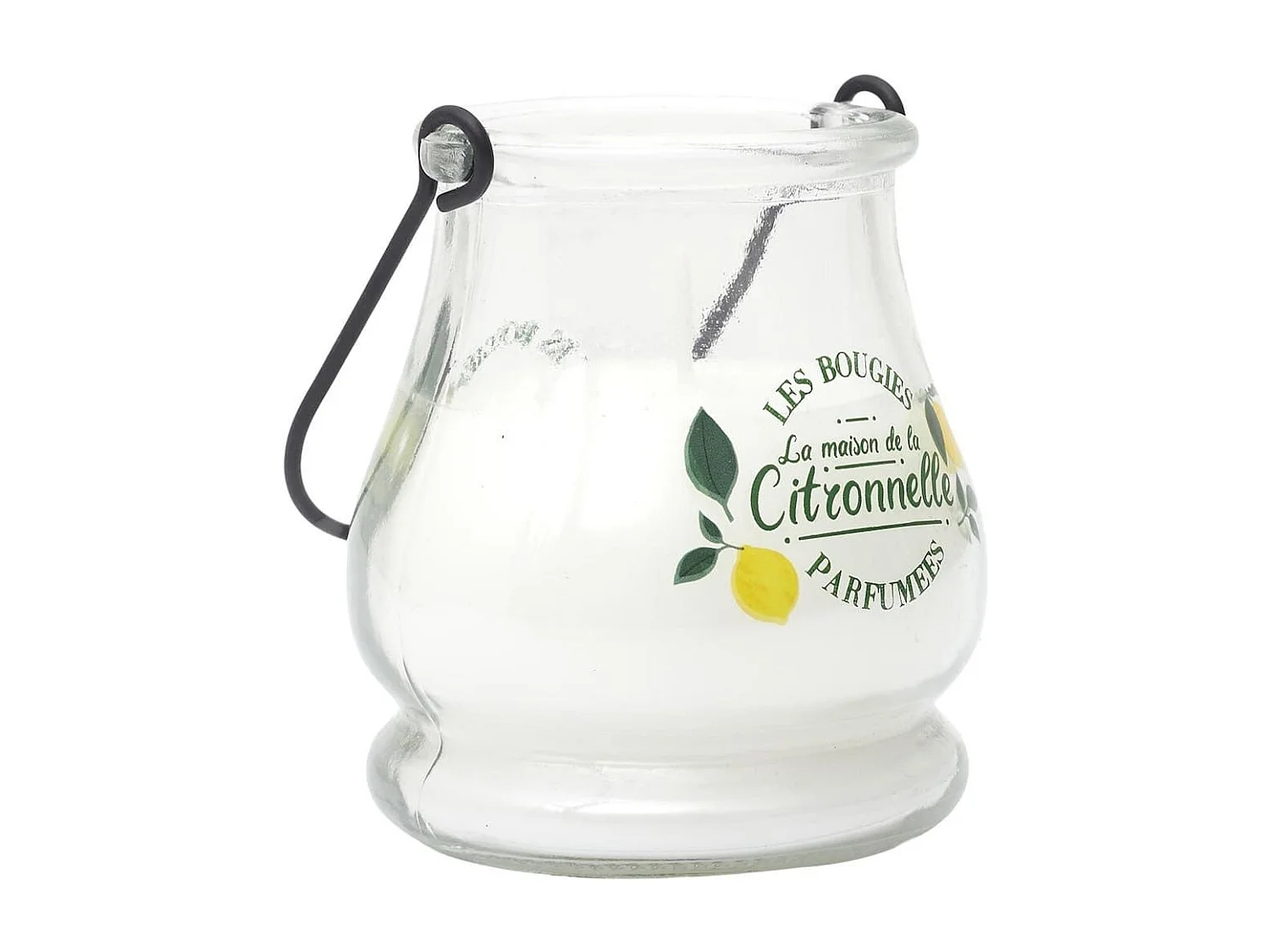 Bougie électrique citronnelle à piles avec 6 couleurs changeantes