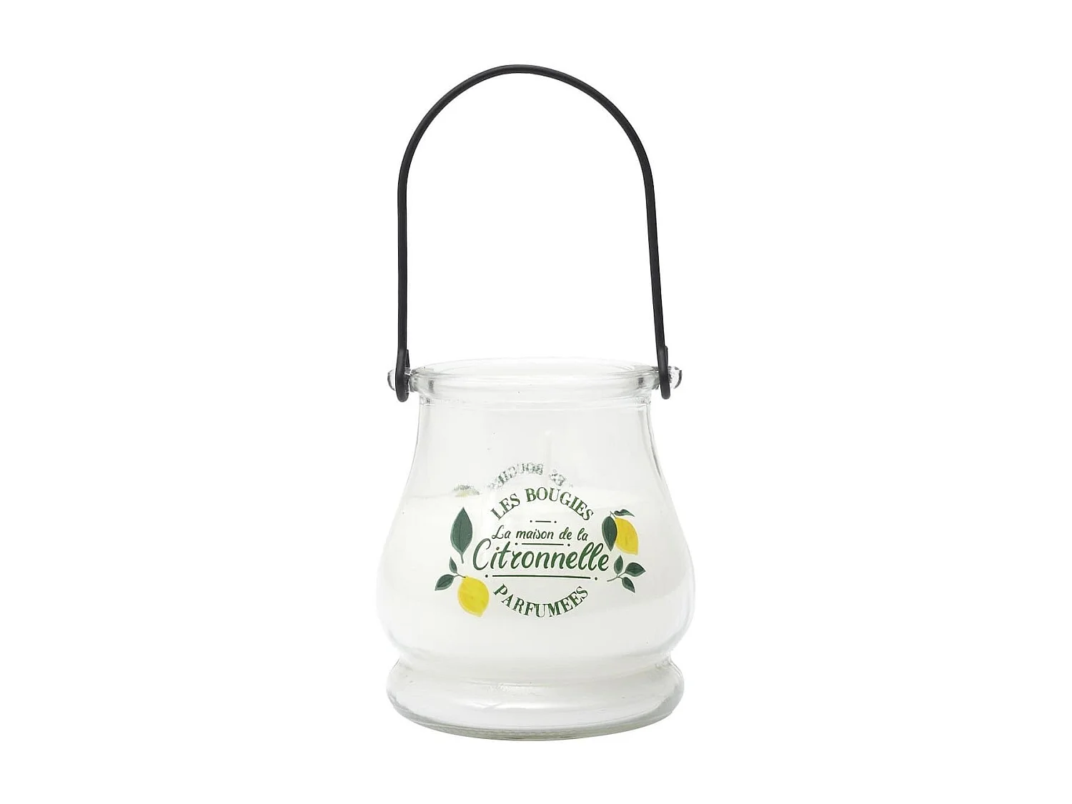 Bougie électrique citronnelle à piles avec 6 couleurs changeantes