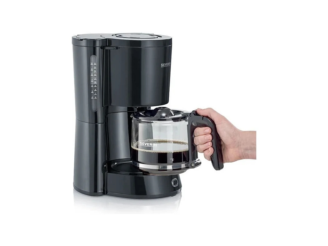 SEVERIN KA4815 Cafetiere Filtre Type - Noir - 1000 W - 1,4 L - Jusqu'a 10 tasses