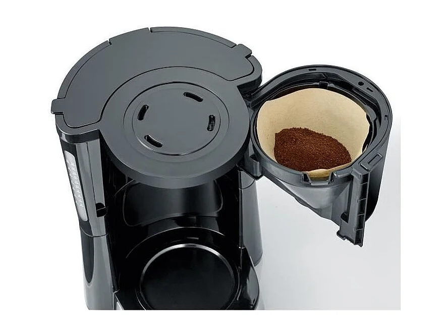 Cafetera - Negra - 1000 W - 1,4 L - Hasta 10 tazas
