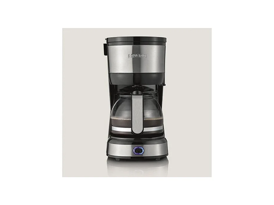 Caffettiera a Filtro 4-6T Nero Inox 750W 0,46L Severin - 4808