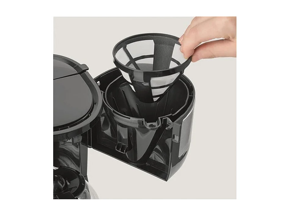 Cafetière Filtre 4-6T Noir Inox 750W 0,46L Severin - 4808