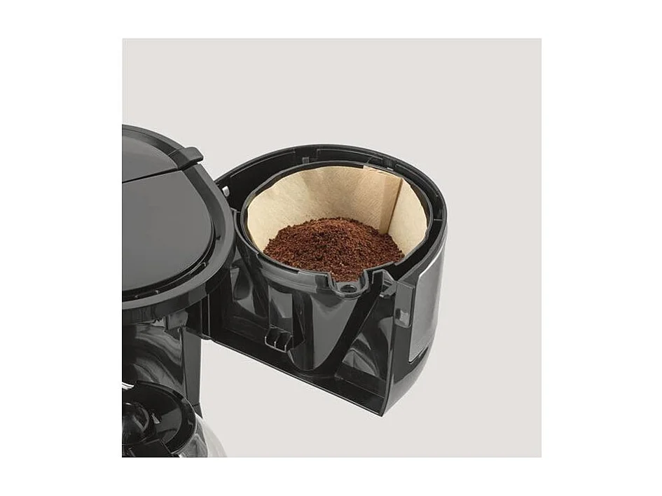 Cafetière Filtre 4-6T Noir Inox 750W 0,46L Severin - 4808