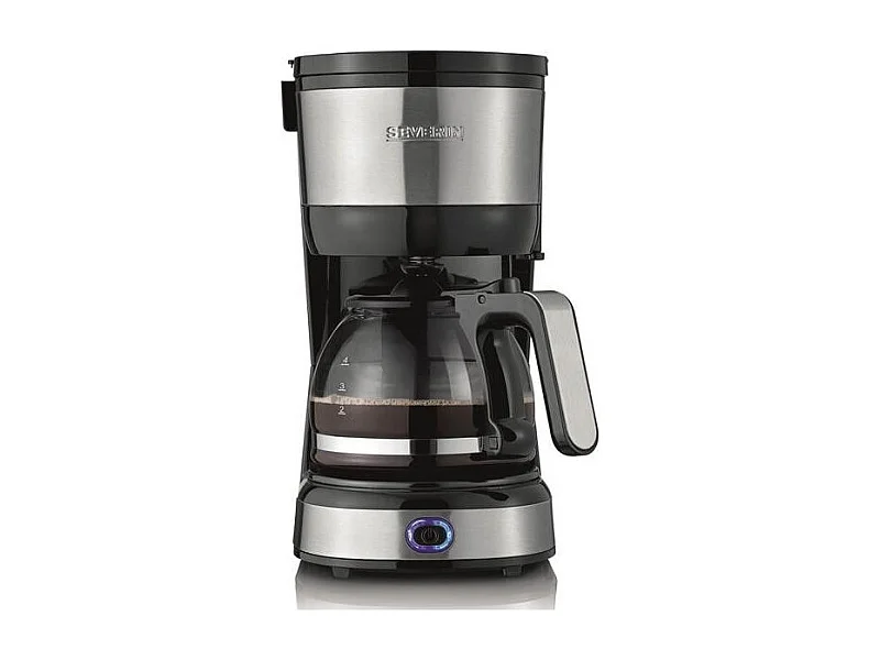 Cafetière Filtre 4-6T Noir Inox 750W 0,46L Severin - 4808