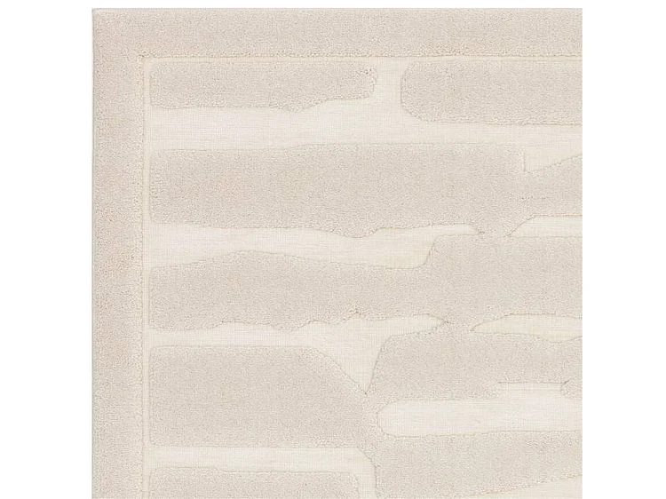 Geometrisch tapijt - 120x170cm - crème - Valley Path