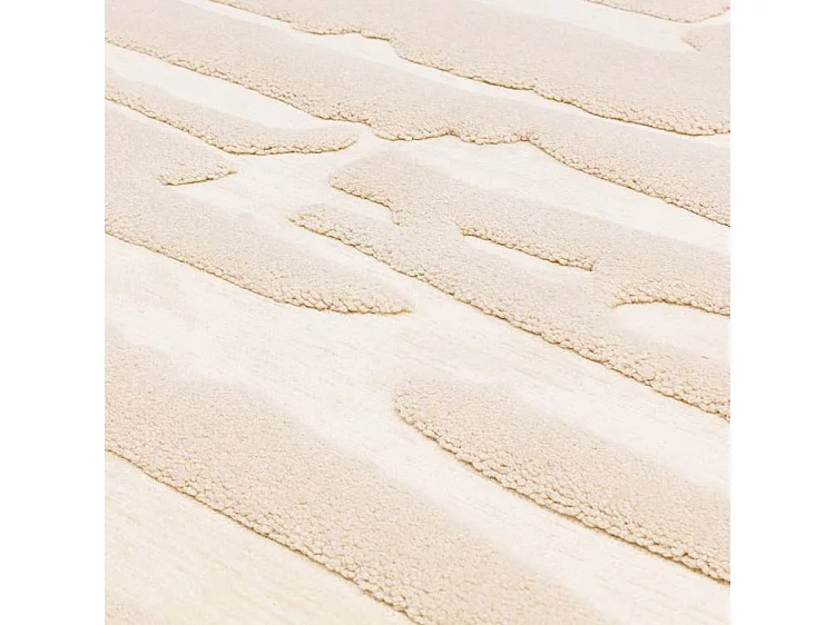 Tapis Geometrique - 120x170cm - crème - Valley Path