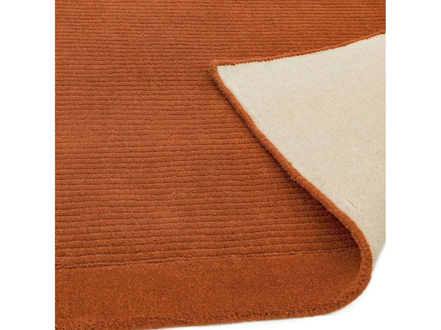 Moderne handgeweven tapijt 100% wol - 160x230cm - oranje - York