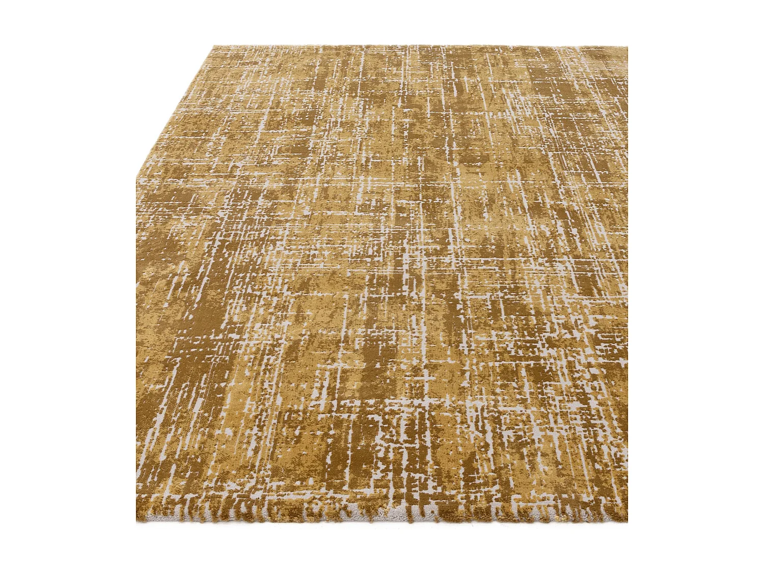 Abstract tapijt - 120x170cm - goud - Kuza Abstract