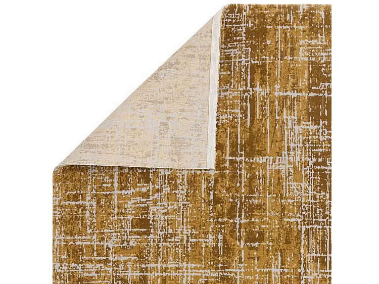 Abstract tapijt - 120x170cm - goud - Kuza Abstract