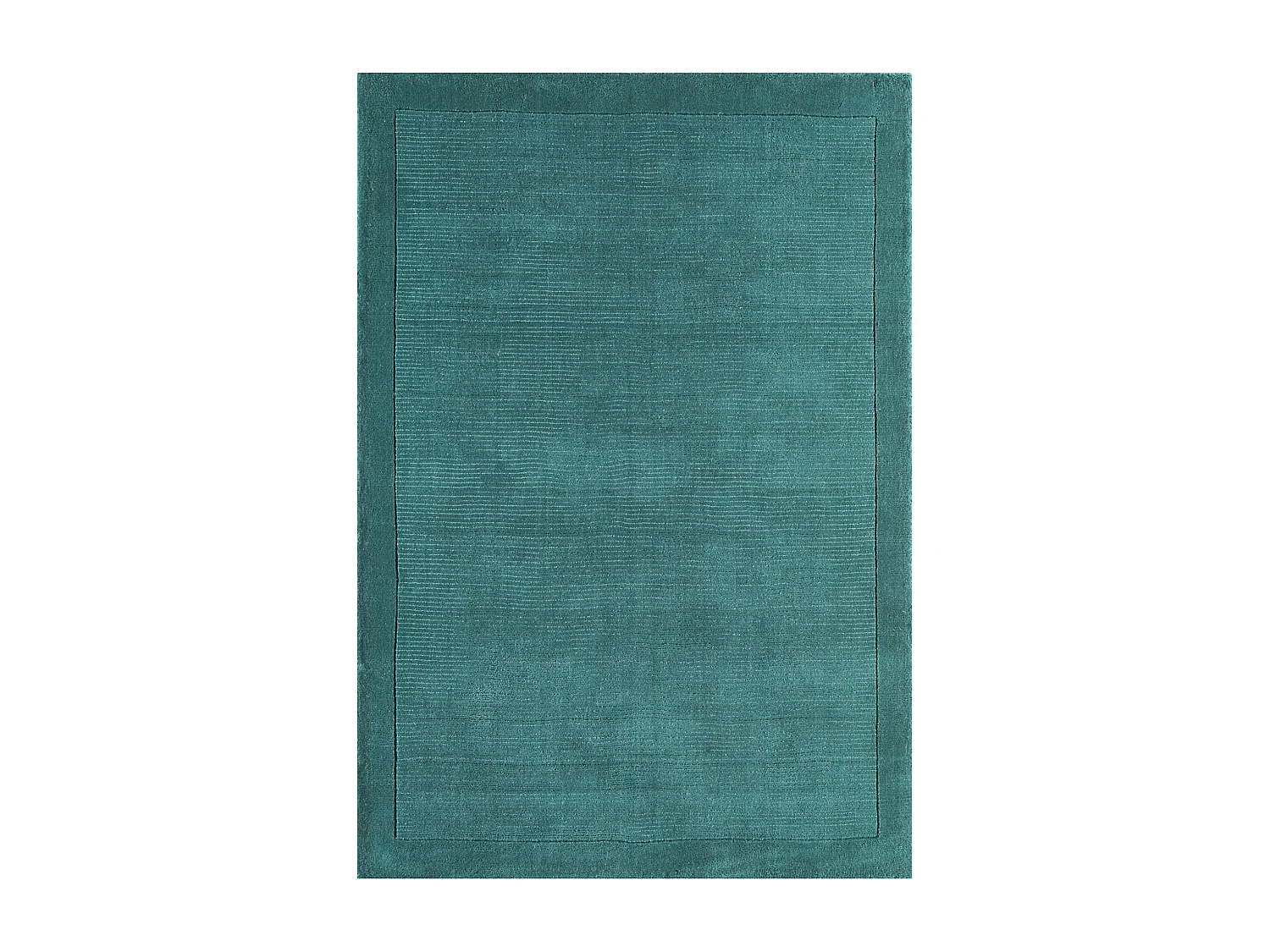 Moderne handgeweven tapijt 100% wol - 160x230cm - blauwgroen - York