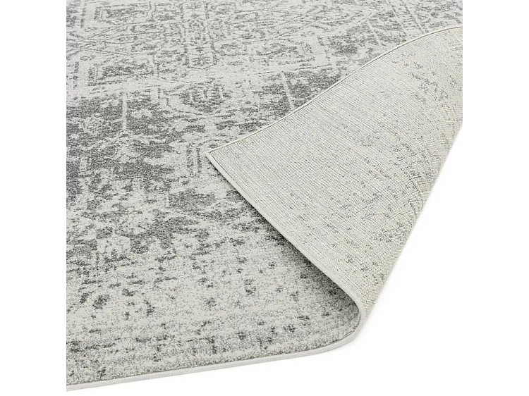 Tapis Vintage - 160x230cm - gris, crème - Nova Antique