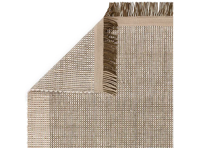 Ręcznie tkany dywan, 100% wełna - 160x230cm - zielony, kremowy, biały - Avalon