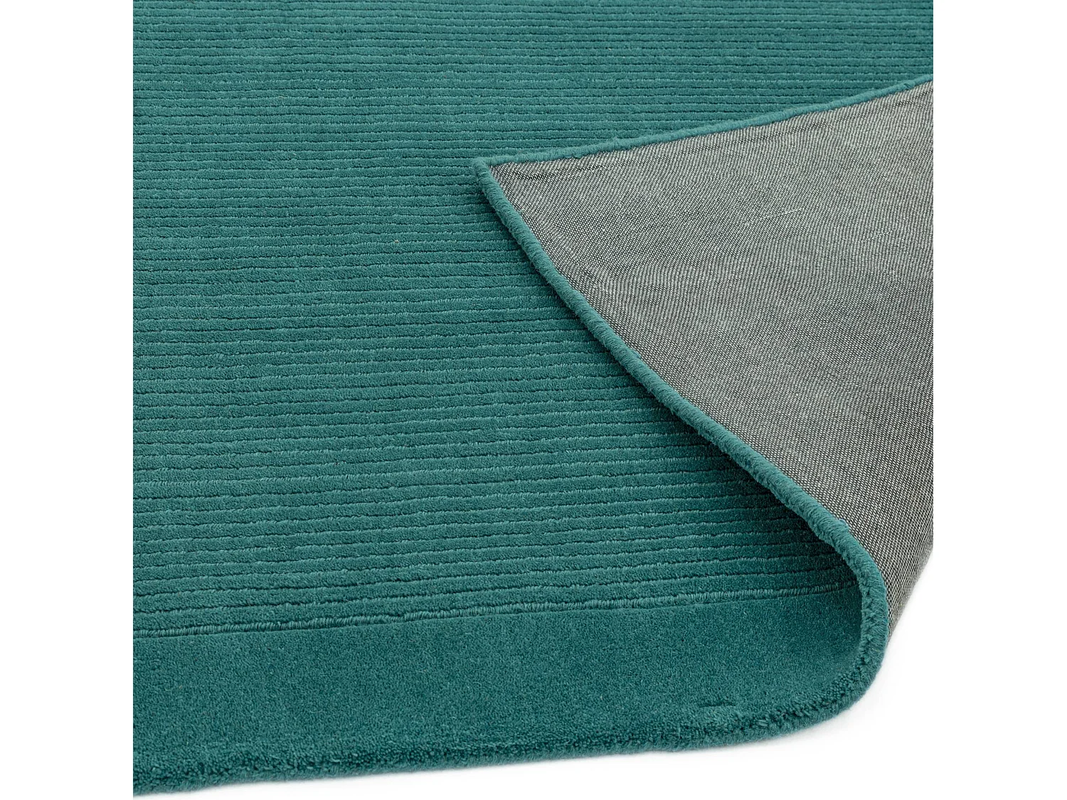 Moderne handgeweven tapijt 100% wol - 120x170cm - blauwgroen - York