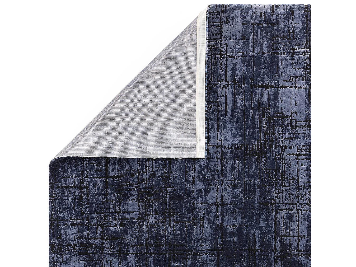 Abstract tapijt - 160x230cm - marineblauw - Kuza Abstract