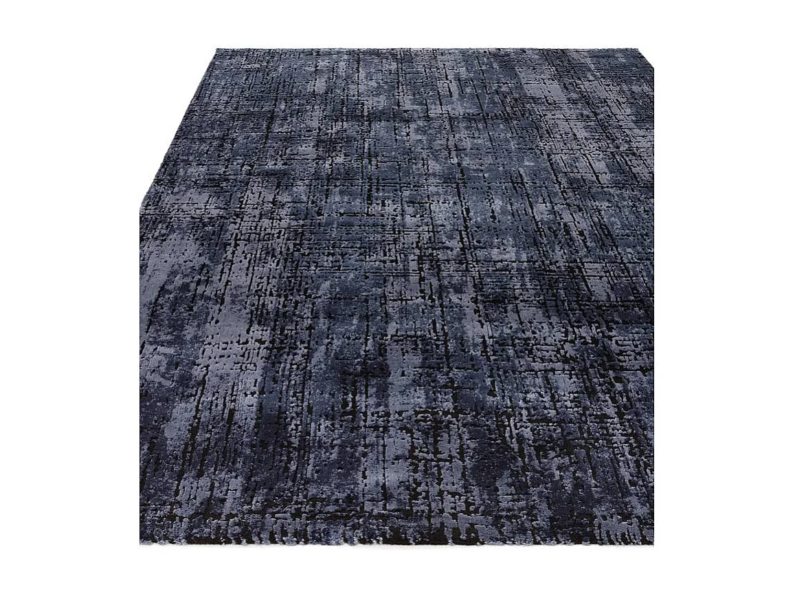 Tappeto astratto - 160x230cm - blu navy - Kuza Abstract