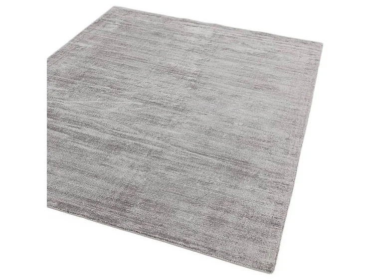 Tapis tissé à la main 100% viscose - 120x170cm - argent - Blade