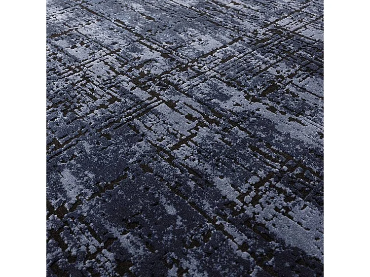 Tappeto astratto - 200x290cm - blu navy - Kuza Abstract