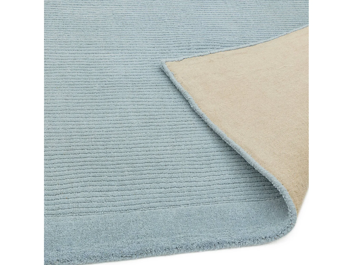 Moderne handgeweven tapijt 100% wol - 160x230cm - lichtblauw - York