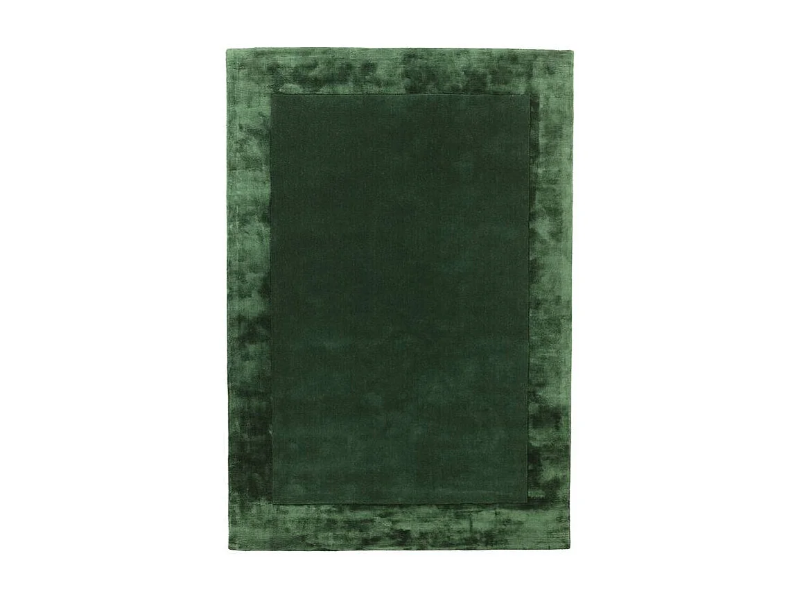 Handgemaakte tapijt Handgemaakte tapijt van wol en viscose - 160x230cm - Groen - Ascot