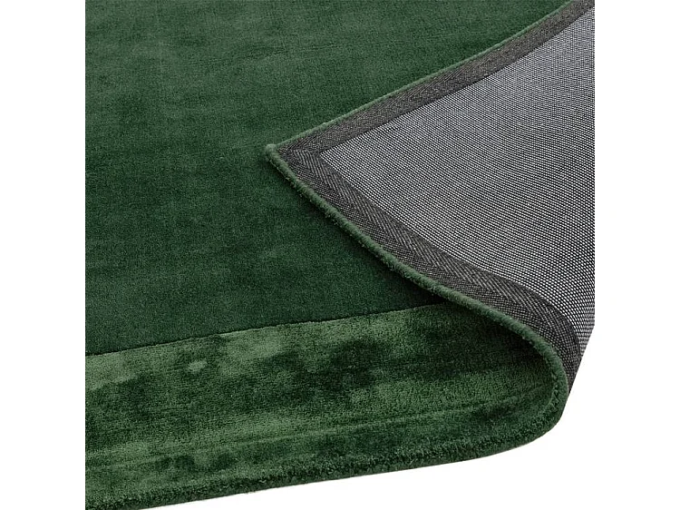Handgemaakte tapijt Handgemaakte tapijt van wol en viscose - 160x230cm - Groen - Ascot
