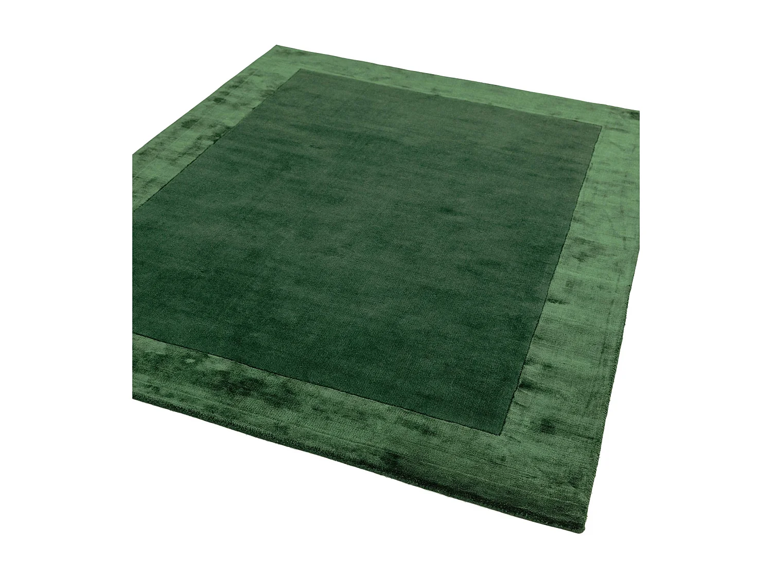 Handgemaakte tapijt Handgemaakte tapijt van wol en viscose - 200x290cm - Groen - Ascot