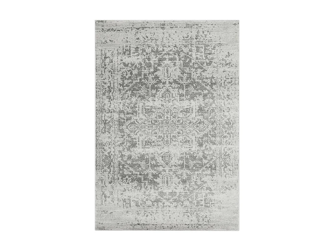 Tapis Vintage - 120x170cm - gris, crème - Nova Antique