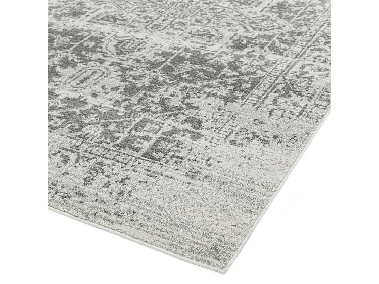 Tapis Vintage - 120x170cm - gris, crème - Nova Antique