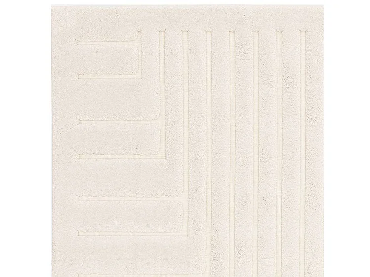 Tapis Geometrique - 120x170cm - crème - Valley Connection